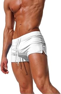 JFYZLT Summer Swimwear Men Swimsuit Boy Swim Suits Boxer Shorts Swim Trunks Swimming Surf
