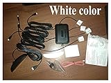 Buena calidad y duradera. WANSHIDA QiQi Shop DIRIGIÓ Mostrar sensores de Aparcamiento de automóviles 4 radares automobilecar-Detector parktronic Alarma Blanco Rojo Plata Azul (Color Name : White)