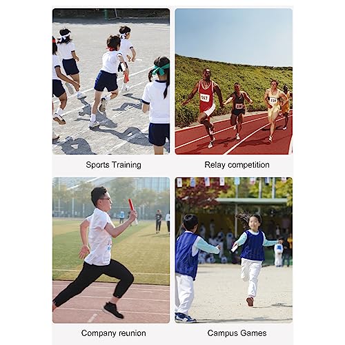 Staffetta per Testimone di Atletica Leggera con Testa Solida Rossa e Bianca Durevole Non Tossica per Competizione