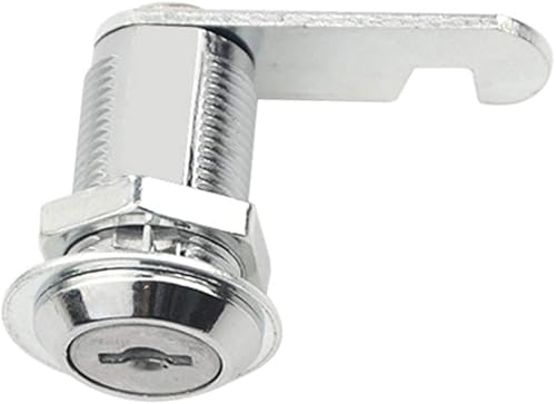 Miniatura 3 de 5 cerraduras de repuesto de leva de 1-18 pulgadas, cerraduras de caja de herramientas, cerraduras de gabinete con llaves, cerraduras de 1.181 in