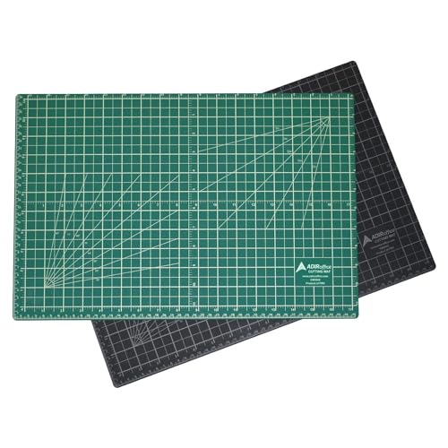 Adir Professional Self Reversible Healing Cutting Mat, 36 by 48-Inch, Green/Black
