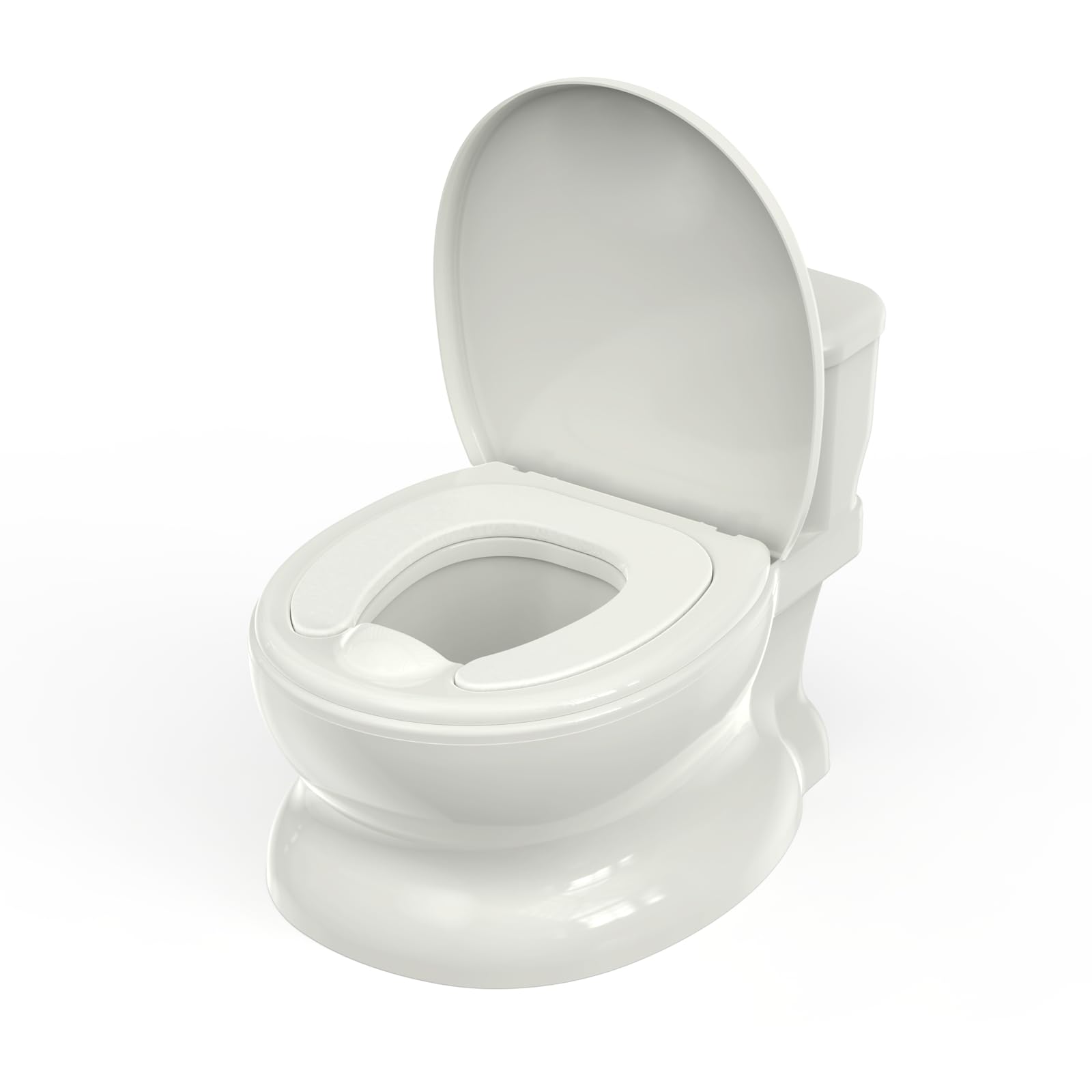 Toallitas desechables PipNest para entrenamiento de orinal realistas con sonido de descarga, fáciles de limpiar, para niños y niñas pequeños, color blanco