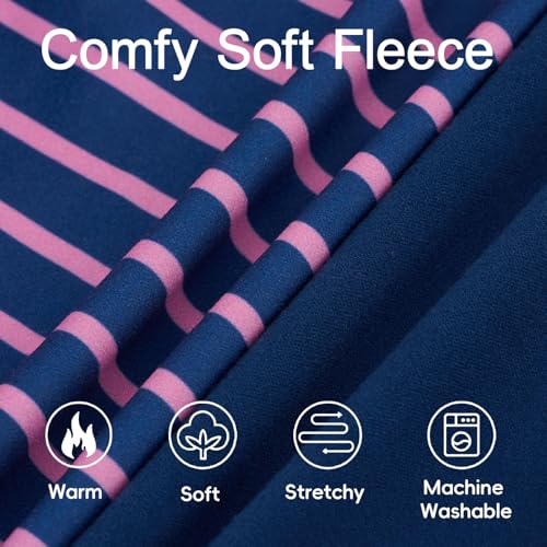 Image of 4 Pack Dog Sweaters Comfy Dog Clothes with Sleeves Puppy Shirts Pullover Pet Sweatshirt for Small Medium Large Dogs Boy Girl Doggy Outfits Cat Apparel, Purple, M
