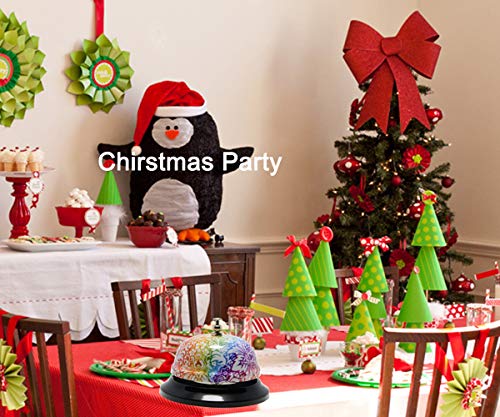 Wekoil Call Bell Floral Desk Service Bell Customer Ding Bell For Restaurant Hotel Room Kitchen Party Office Elderly Teachers Kids Large Flower Bell,3.35 Inch #TOP6