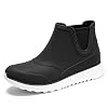 todaysunny Mens Rain Boots, Waterproof, Rain Shoes, Short Boots, Side Gore, Lightweight, Non-Slip, Stylish, Outdoor, Commuting to Work or School, Rainy Season, Typhoon, Rainy Weather, 10.0 - 10.8 inches 25.5 - 27.5 cm