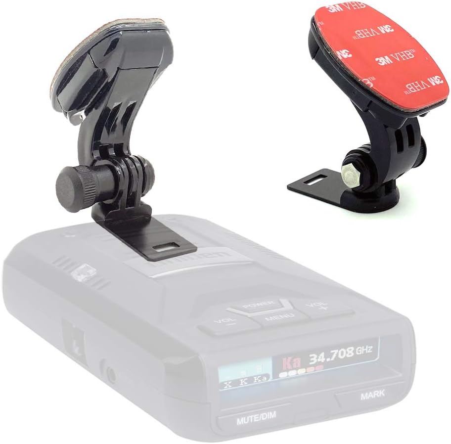 LyGear Radar Detector Easy Nnect Adhesive Mount for Uniden R1 R3 R7 DFR6 DFR7 DFR8 DFR9 Radar Detectors GP18+KLP-UN01_LYHC