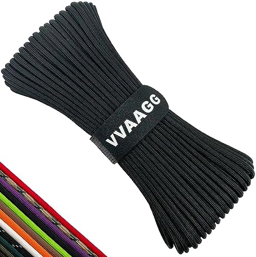 VVAAGG 550 Paracord, Strong Heavy-Duty Survival Rope, Tactical Parachute Cord, Outdoor Camping Gear Tent Rope