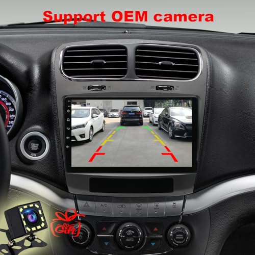 Radio con pantalla táctil QLED 9 pulgadas para Dodge Journey miniatura 3