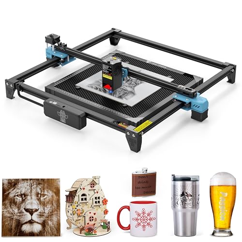 Twotrees TTS-20 Pro Cortador a Laser, 20W Máquina de Gravação a Laser, 98% Pré-instalado DIY Gravado