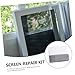 ETHZZLE 1set Window Screen Repair Kit Window Screen Installation Tool Roller Spline Hook and Mesh for Easy Replacement