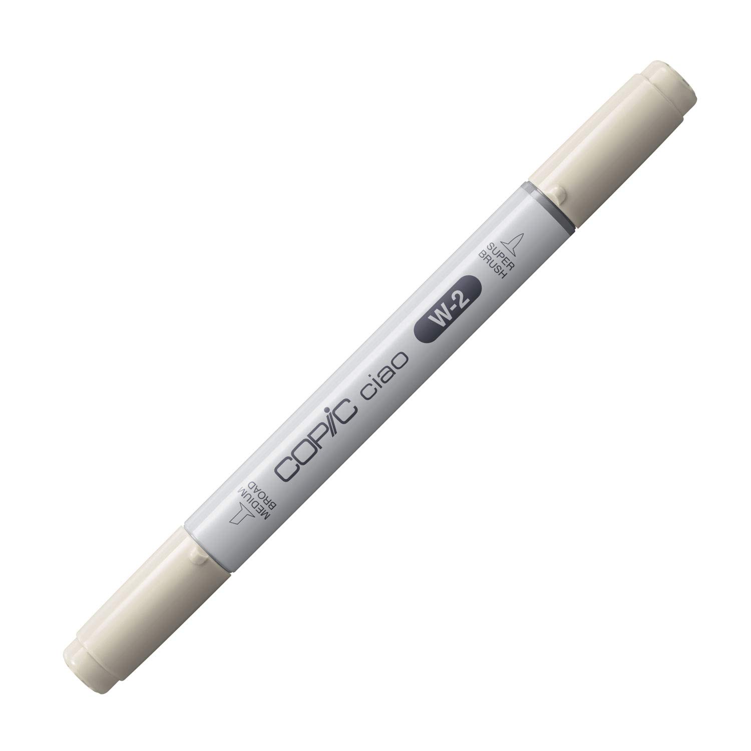 COPIC Ciao Coloured Marker Pen - (W-2) Warm Gray No.2, For Art & Crafts, Colouring, Graphics, Highlighter, Design, Anime, Professional & Beginners, Art Supplies & Colouring Books