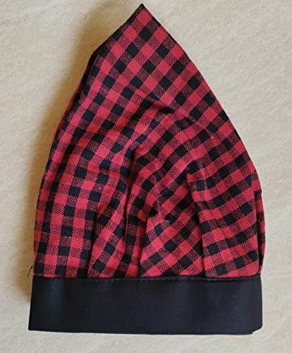 Image of Switchon Checkered Cotton Kitchen Cooking Apron with Chef Hat - Pack of 2 | Multi-Purpose Chef & Waiter Apron for Men & Women | Home, Hotels, Restaurants & Cafes | Proudly Made in India