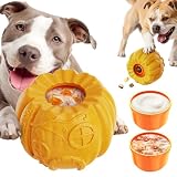 DaoBailar 2 in 1 Intelligenzspielzeug für Hunde, Interaktives Hundespielzeug mit Futterspender, Futterball & Snackball, Leckspielzeug für Hunde inkl. 2 Kühlbechern, gefriergeeignet & wiederverwendbar