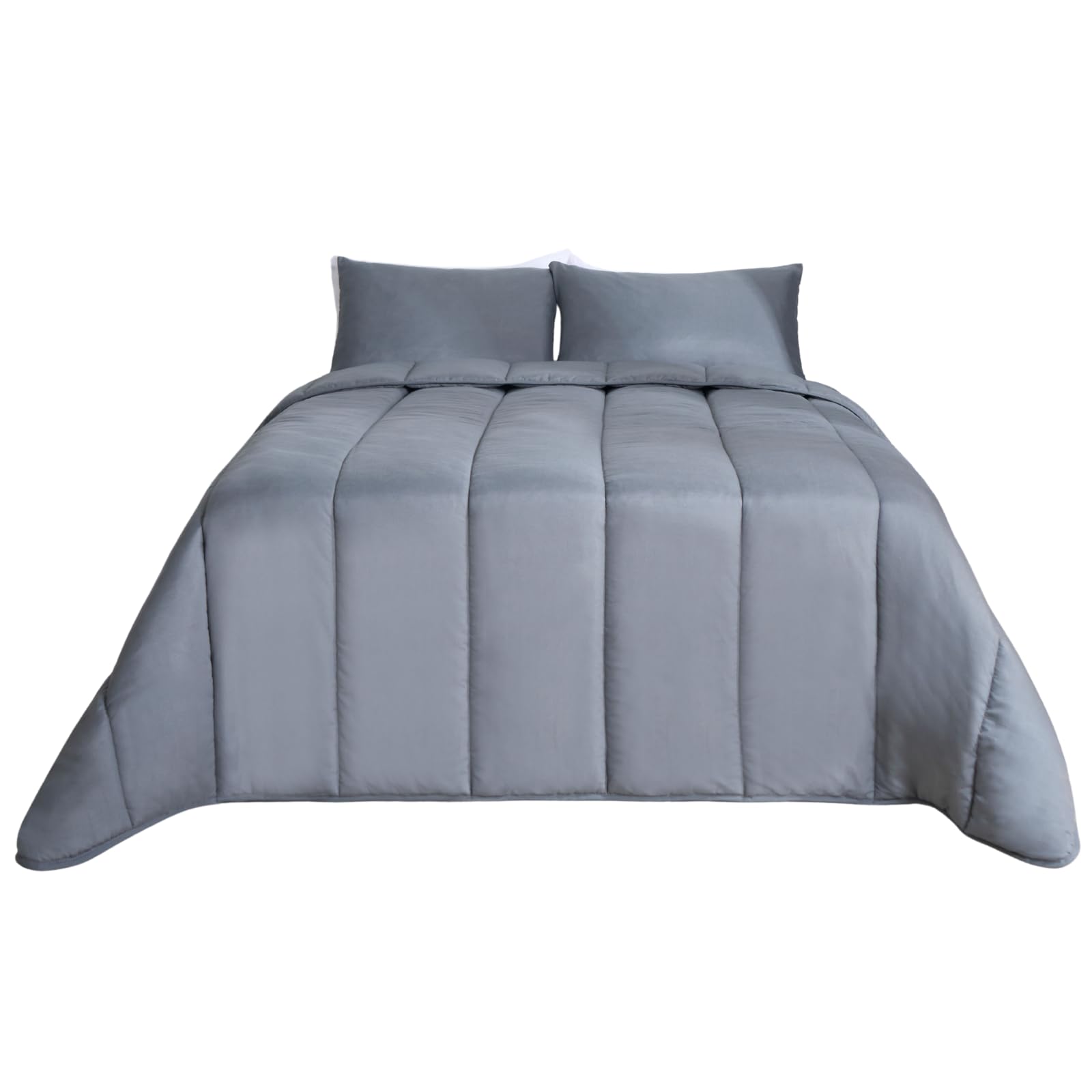 OHS Coverless 10.5 TOG Duvet Set - King - Charcoal
