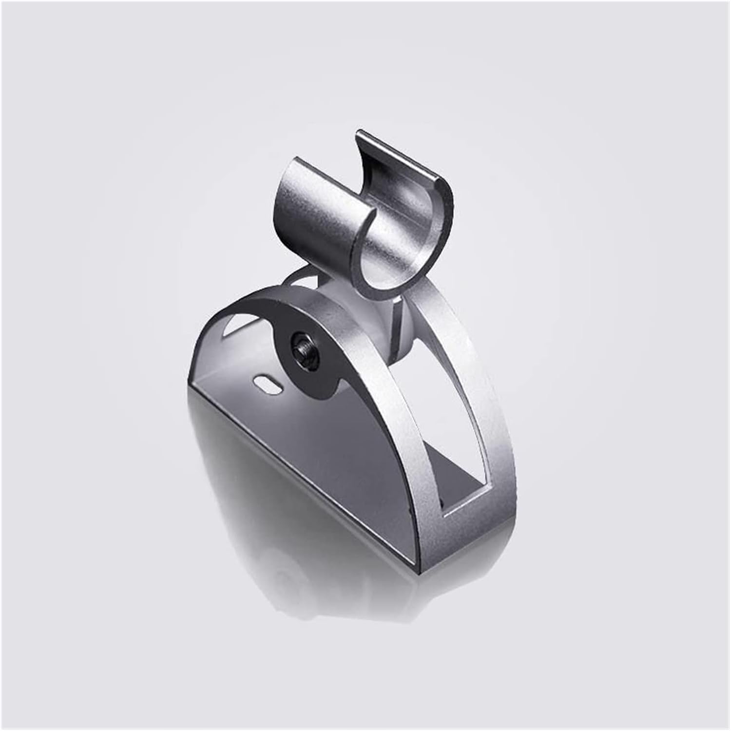 Aluminum Shower Base Holder Adjustable Mounted Shower Stand Bracket Support Holder Bathroom Fitting(D) (E As Shown)