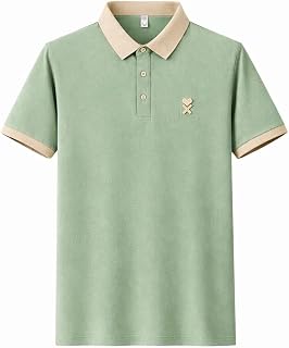 HANOME Men’s X Love Polyester Polo T-Shirt | Contrast Collar Half Sleeve | Lightweight Breathable Fabric | Regular Fit Sty... Price In India