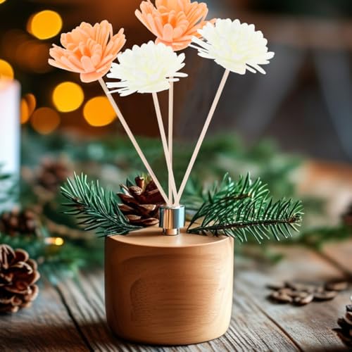 Hemobllo 12 Bâtonnets Diffuseur De Parfum en Rotin Bâtons De Diffuseur en Forme De Fleur Accessoires sans Flamme pour Parfum De Maison Bureau Hôtel – vue 7