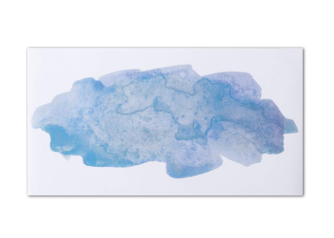 Rayher Wax Motif Watercolor Light Blue 9 x 16.9 cm
