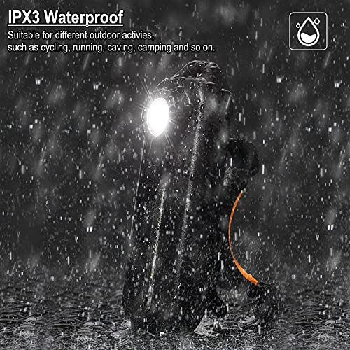 Luz Trasera para Bicicleta, WASAGA Potente LED USB Recargable Bicicleta Luz Trasera Impermeable Combinaciones de Luces Traseras para Ciclismo Advertencia Casco Lámpara de Seguridad - imagen 5