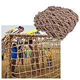 Child Climbing Safety Net Heavy Duty Hemp Rope Cargo Net Playground Railing Protective Net Outdoor...