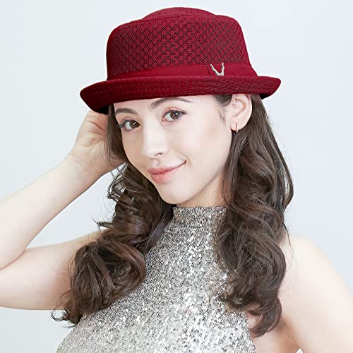Image of The Hat Depot Unisex Light Weight Classic Soft Cool Mesh Pork Pie hat
