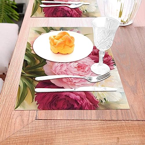 Set de table tissé lavable résistant chaleur pour protéger table bois - 6