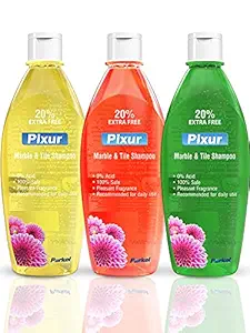 Pixur Marble And Tile Shampoo Pack Of, 3 Pcs x 600 ML / Floor Claener