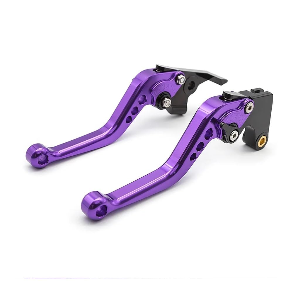 Vhhdsshso Purple 147Mm Motorcycle Clutch Brake Lever Adjustable Motorcycle Brake Clutch Levers For Ya&Maha Mt09 Mt07 Fz09 Fz07 Tracer 700 900 Tenere