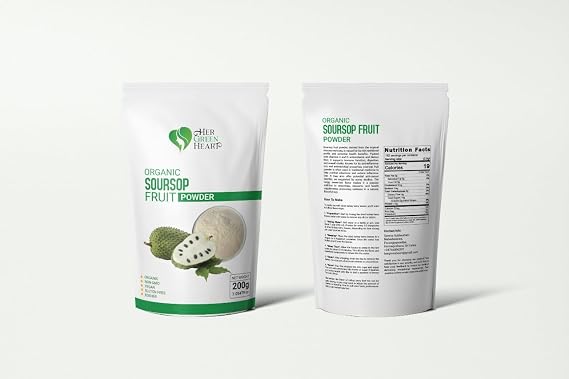 Soursop Fruit Powder 100% Pure, Dried Soursop (Graviola) Fruit Powder for Smoothies, Teas & Culinary Use