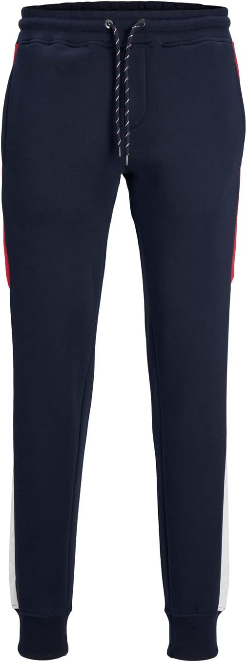 JACK & JONESMen's JPSTWILL JJREID BLOCKING SWEAT PANT MAS Track Pants