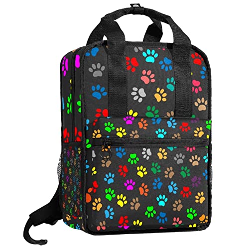 Sac à dos garçon ajustable pour soulager le dos avec motif Poméranie