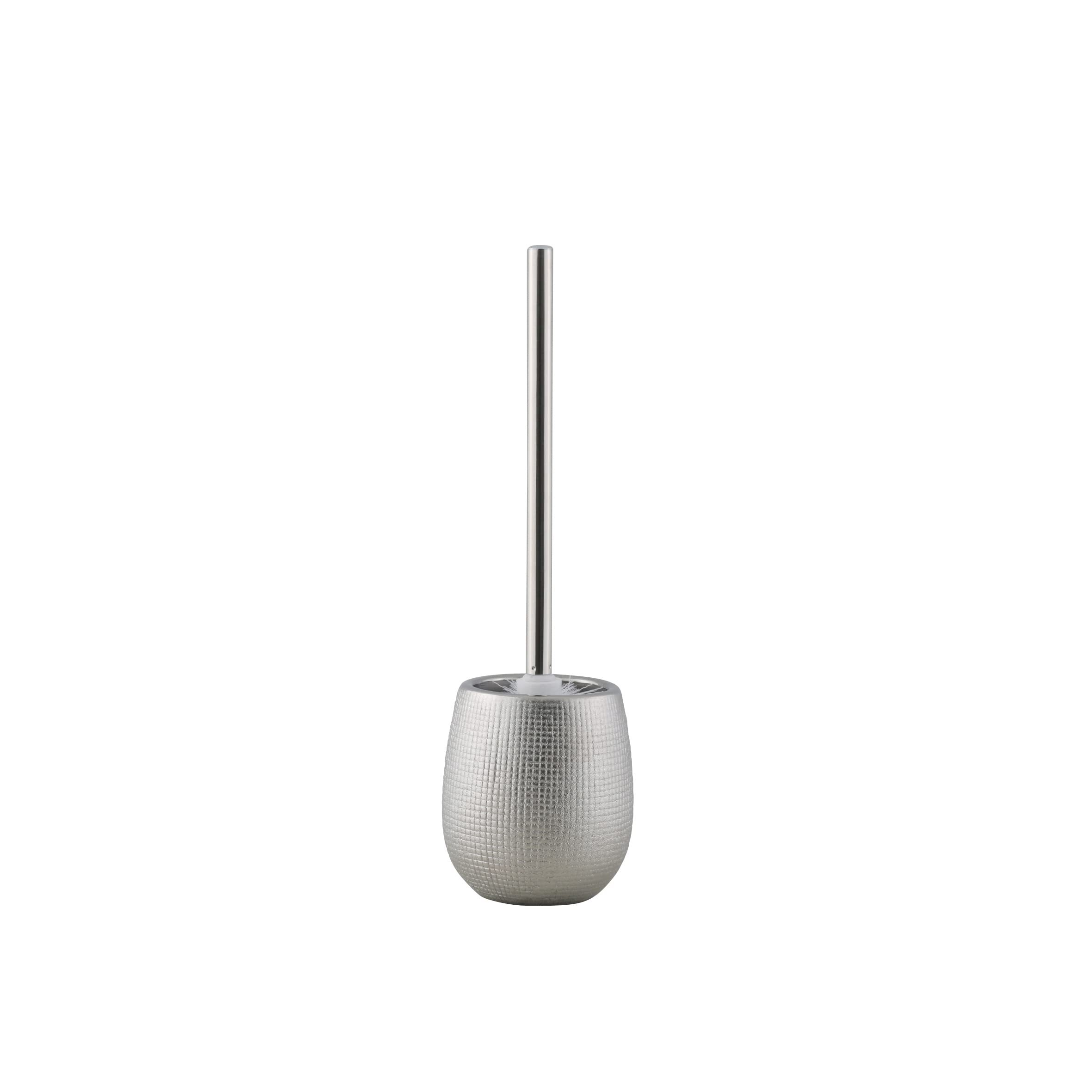 axentia Set Accessori Bagno, Argento, Cesto Ø ca. 12 cm, Altezza ca. 40 cm