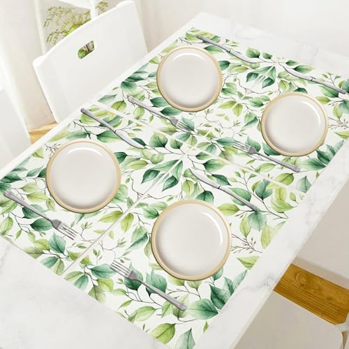Set de table lavable et antidérapant en coton lin lot de 6
