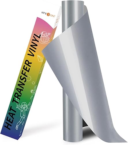 Miniatura 27 de HTVRONT Rollos de Vinilo HTV de Transferencia de Calor - 12" x 8ft Vinilo HTV para Camisas, Vinilo para Planchar para Todas las Máquinas de Corte