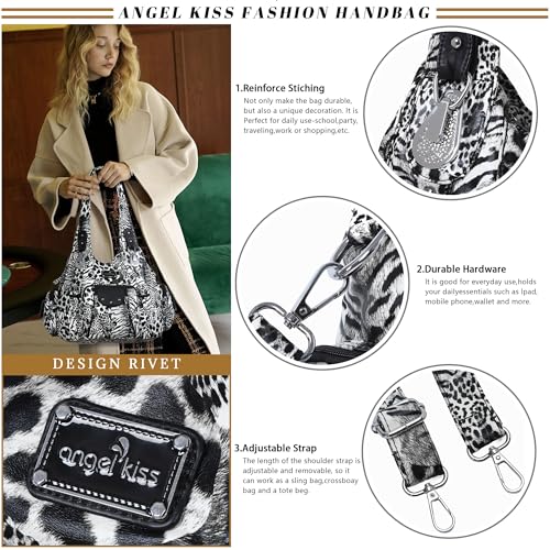 Image of Angel Kiss Purses for Women Soft PU Leather Large Hobo Bags for Women Shoulder Bag | Soft