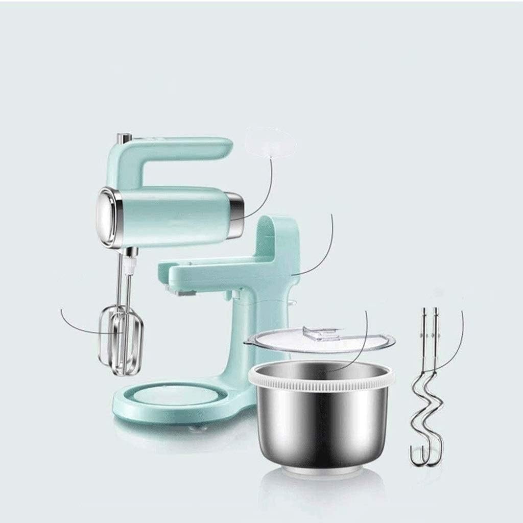 Electric Handheld Food Mixer Egg Cream Blender Food Processor Whisk Food Grade Gears One Button to Remove Durable