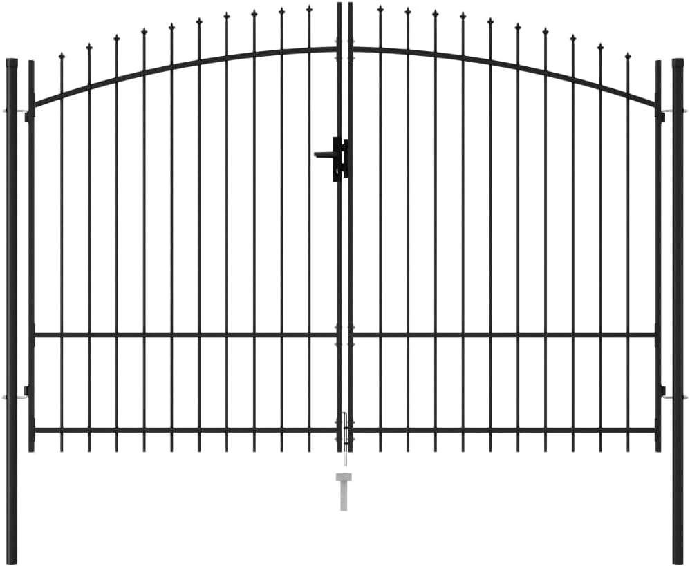Garden Mesh Gate Outdoor Fence Gate Fencing,Barrier Safety Privacy Border for Yard