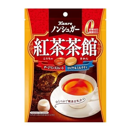 カンロ ノンシュガー 紅茶茶館 72g×60袋(6×10)ケース販売