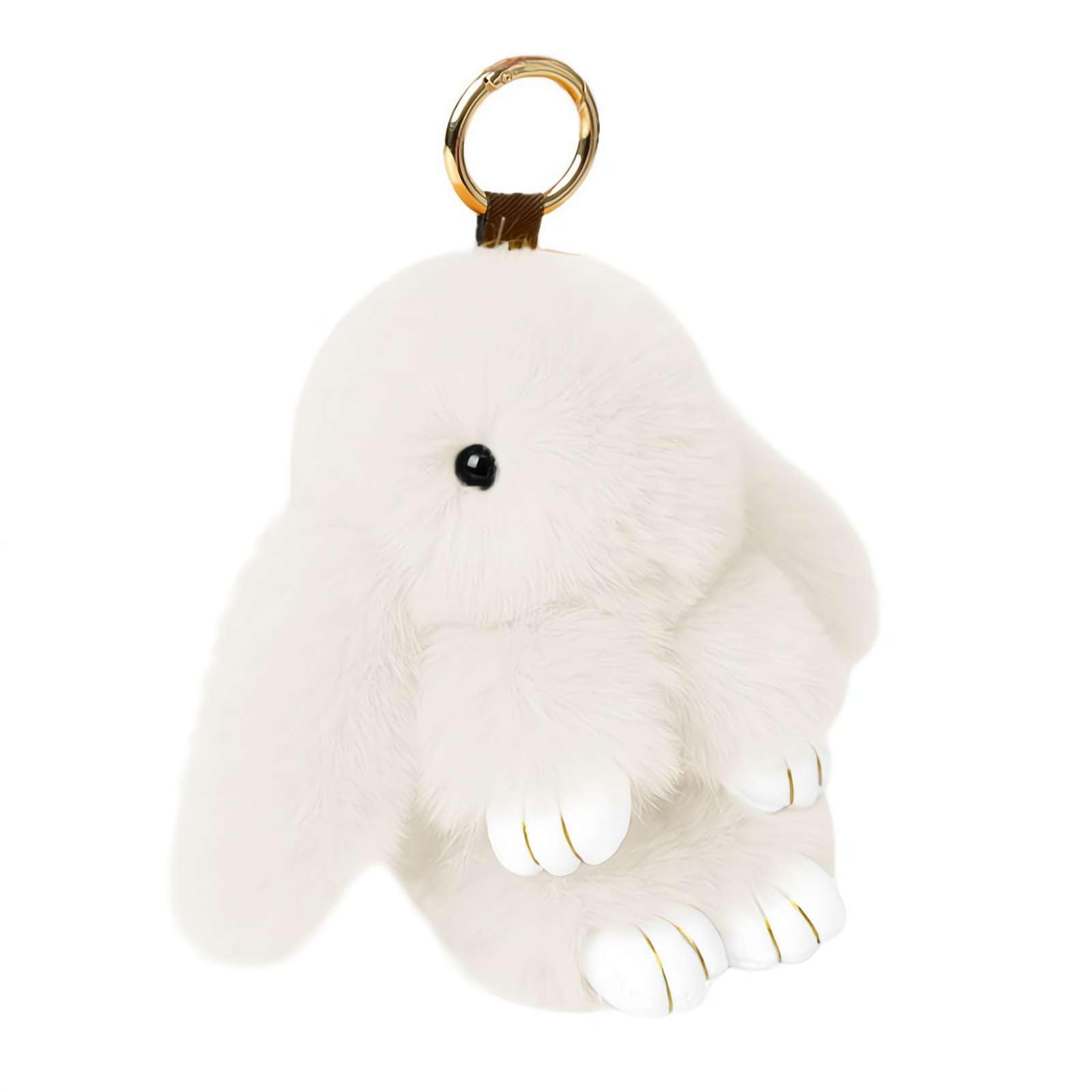Amazon.co.jp: バニーキーチェーン、ソフトふわふわウサギ