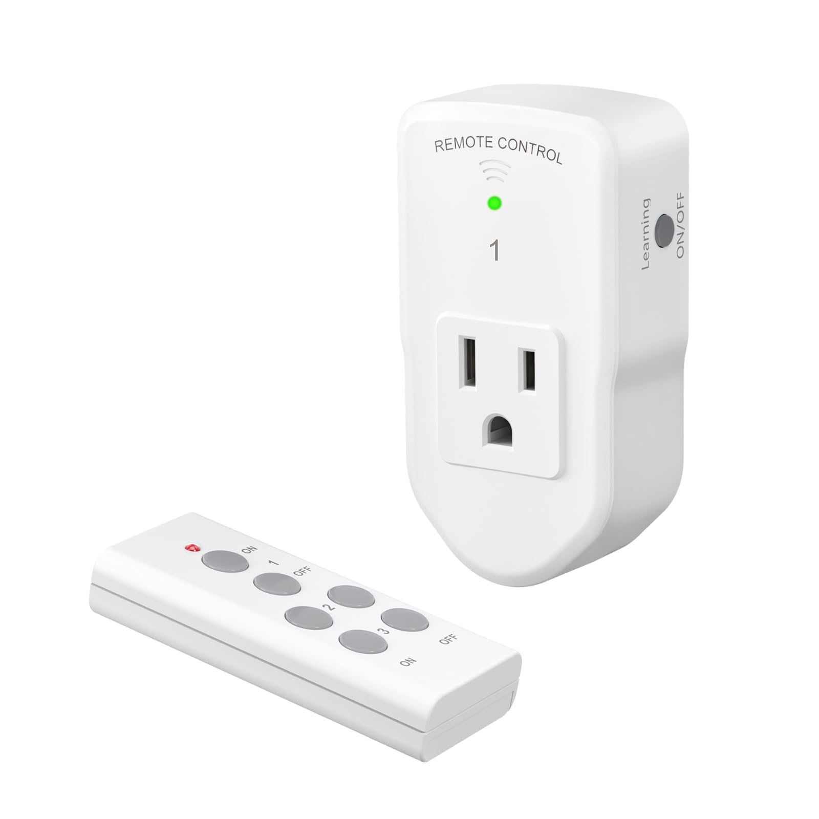 BN-LINK Wireless Remote Control Electrical Outlet Switch for