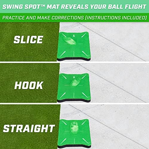 GoSports Golf Swing Impact Training Mat - Fix Hooks, Slices, and More - Choose Indoor or Outdoor Swing Spot Mat Alternate view