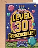 Greeting Cards for Everyone Biglietto per 30° compleanno, 30° compleanno, donna e uomo, decorazione per compleanno, regalo per sorella, fratello, figlia, fidanzata, fidanzato, trent'anni, EU 278