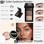 Professionelles All-in-One Makeup Set, Fenshine Kosmetik Make Up Starter Kit mit Aufbewahrungstasche Tragbare Reise Make Up Palette Lidschatten Foundation Lip Gloss für Teenager & Erwachsene (16PCS) – Bild 4