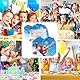 LDDYKZY Kinder Party Einladungen, 20 Stück Geburtstag Party Einladungen, Kinder Geburtstag Einladungskarten, Jungen und Mädchen Supplies Set