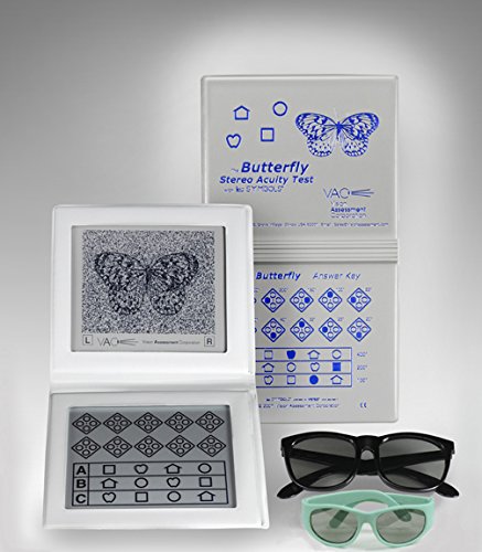 Stereo Butterfly Test, Stereo Acuity Test with Adult & Pediatric Goggles. by KSIPL