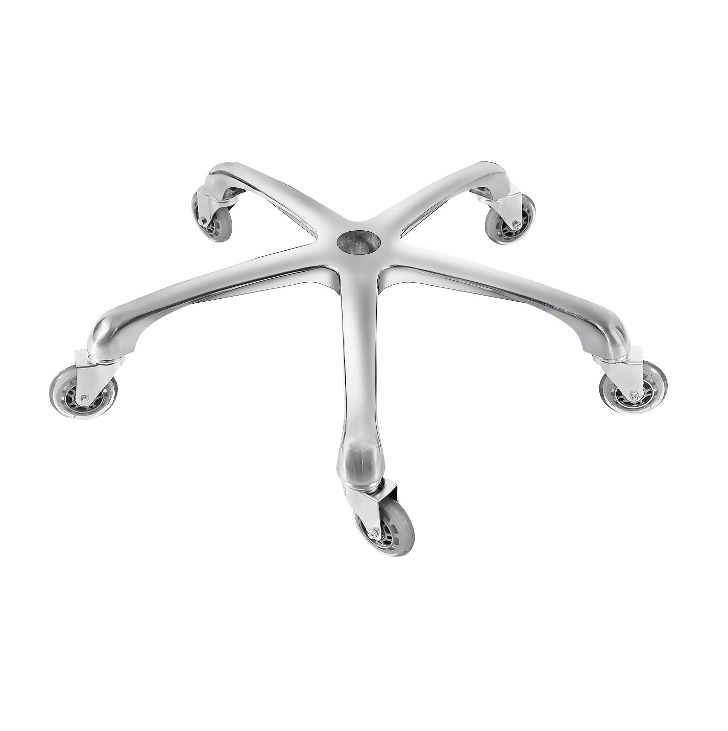 Buy Kaleurrier Aluminum Chair Base with Wheels,Chair Parts Replacements