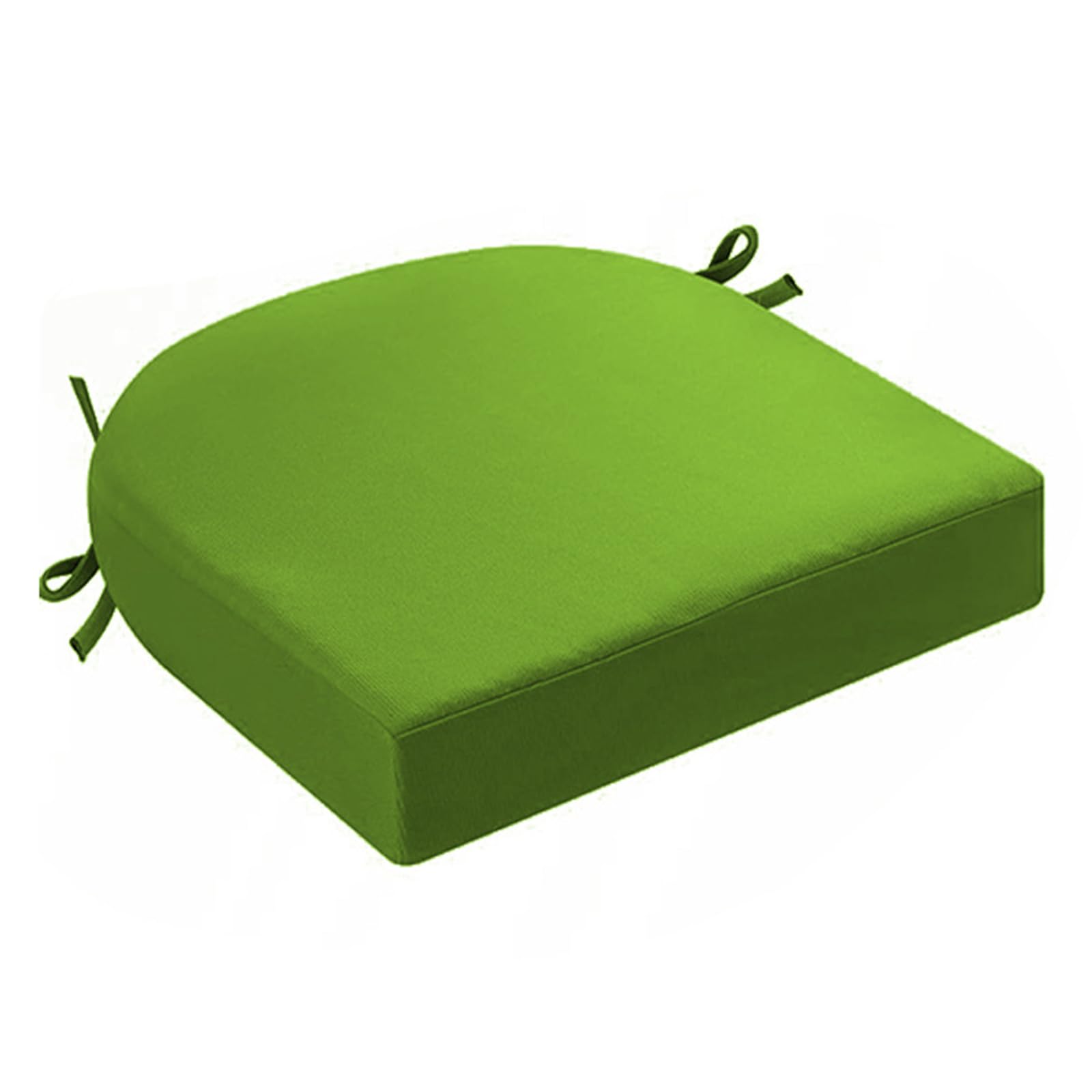 DRXRD Outdoor Chair Cushions,Waterproof & Fade Resistant Patio Furniture Cushions,Round Corner Seat Cushion Pads with Removable Cover for Garden Yard Lawn fruit green 50 * 50 * 8cm