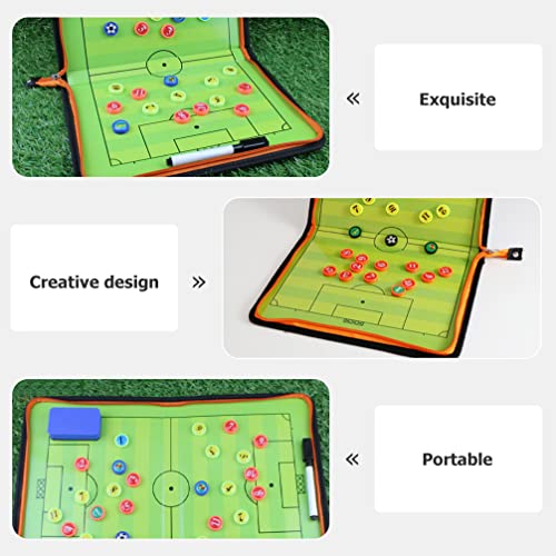VANZACK 1 conjunto de tabuleiro de treinamento de futebol com zíper para futebol