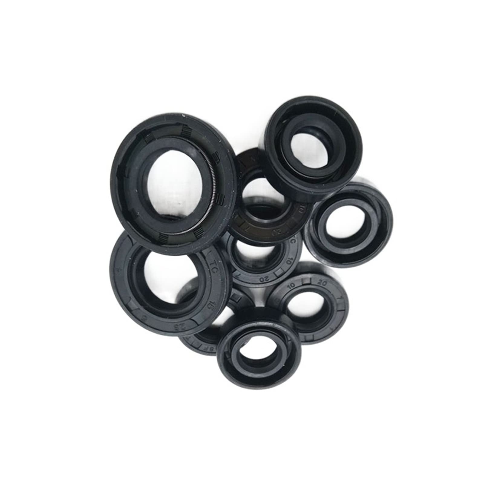 Produktbild von TC-Wellenöldichtung – NBR Doppellippe Mit Feder, Rotierend, Größen 30–80 Mm, Breiten 4–12 Mm (z.B. 30x44x7 Mm), 1 Stück