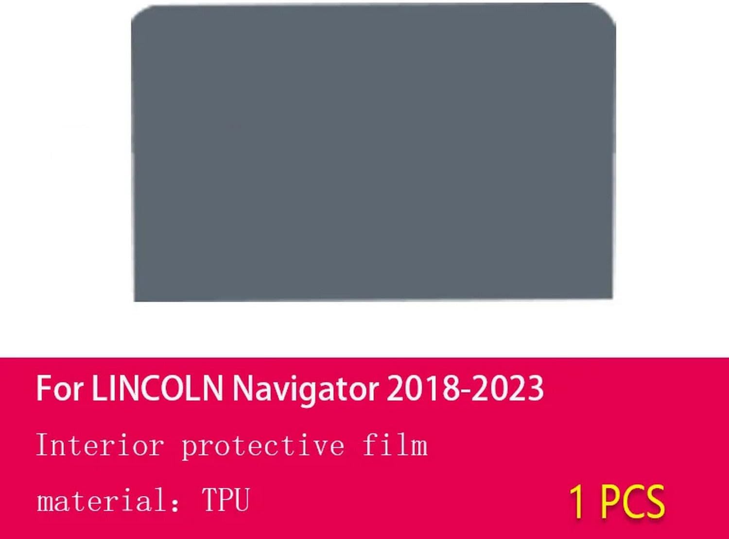 LAVIYE Car Interior Center Console Transparent TPU Protective Film Anti-Scratch Film Accessories，for Lincoln Navigator 2018-2023, GPS navigation